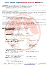 Chuyên đề tự học Tiếng Anh (Theo tham chiếu Châu Âu 6 bậc) - Prepositions - Đỗ Bình